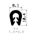 SDL 103 - fémbetét nélküli - Élvédő profilok SDL 103 - fémbetét nélküli - Élvédő profilok
