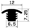 FA 2300 - gumiprofilok - Takaró és 'T' alakú profilok