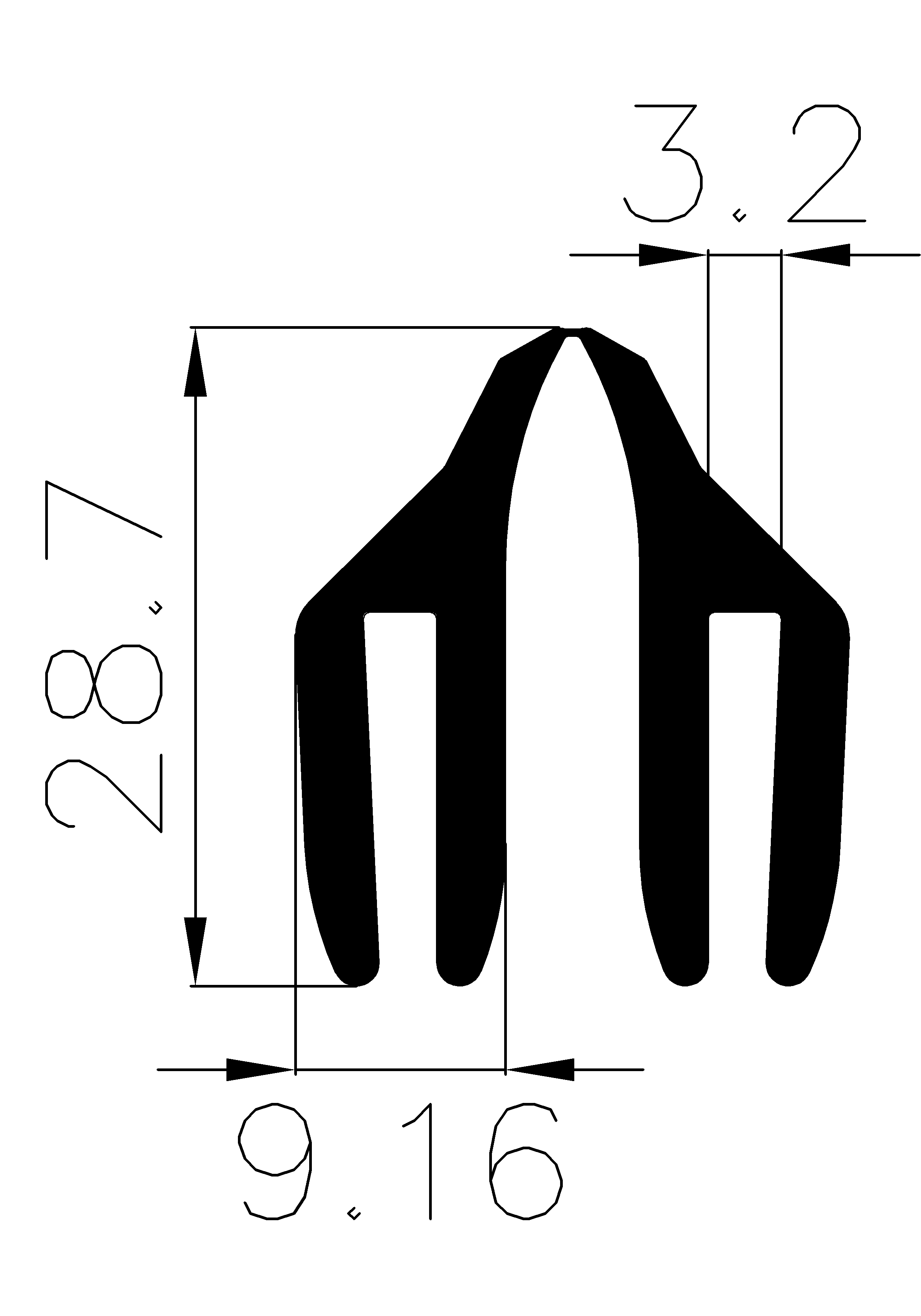 8150360KG - gumiprofilok - U alakú profilok 8150360KG - gumiprofilok - U alakú profilok