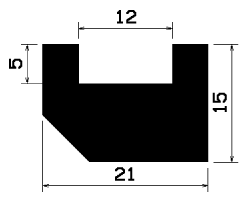 TU1- 2441 - gumiprofilok - U alakú profilok TU1- 2441 - gumiprofilok - U alakú profilok