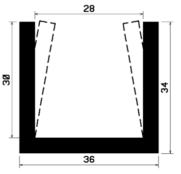 TU1- 2448 - gumiprofilok - U alakú profilok TU1- 2448 - gumiprofilok - U alakú profilok