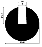 TU1- 2489 - gumiprofilok - U alakú profilok TU1- 2489 - gumiprofilok - U alakú profilok