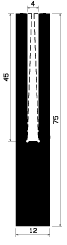 TU1- 2506 - EPDM-Gummi -Profile - U-Profile