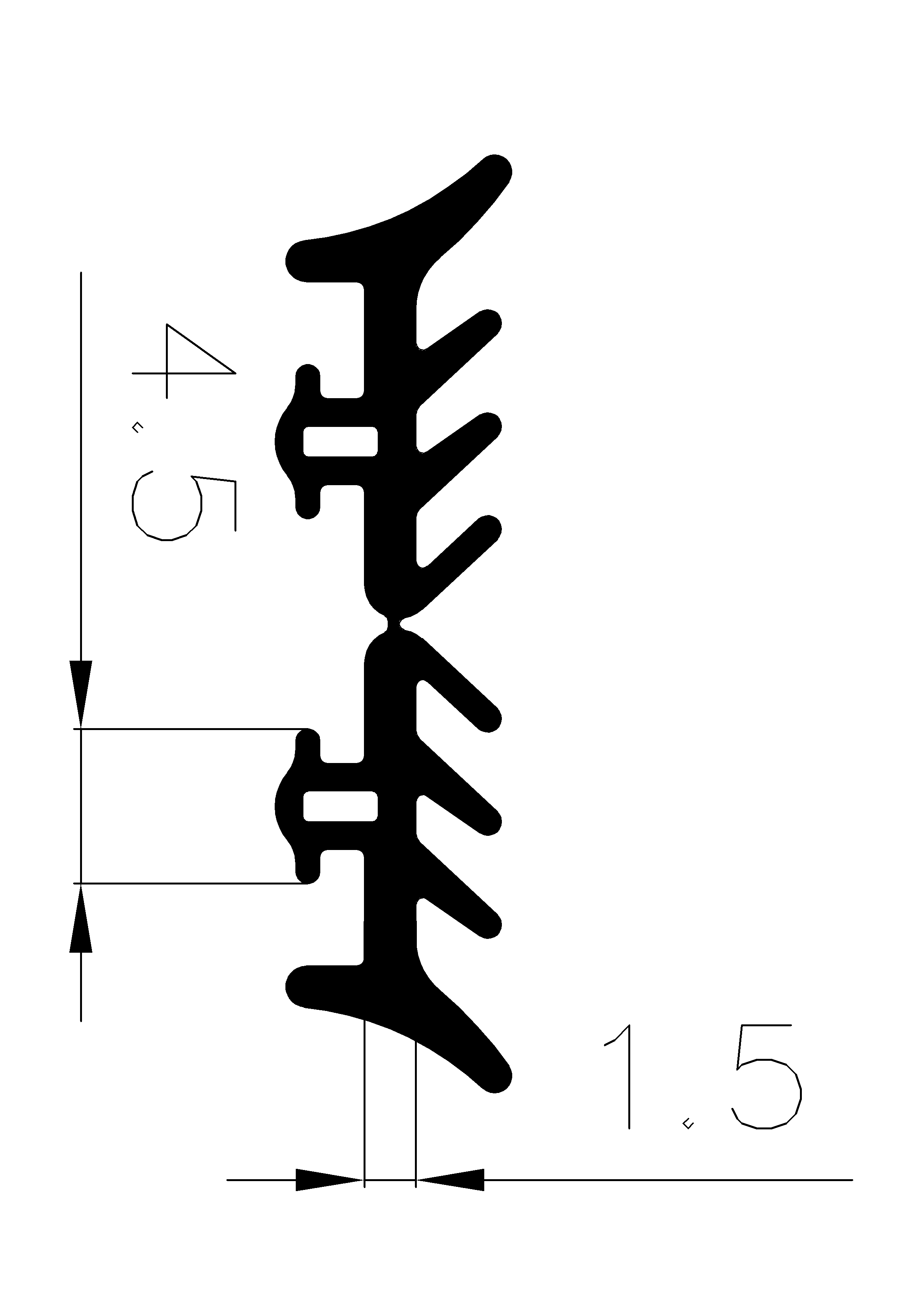 9500380KG - Glazing profiles