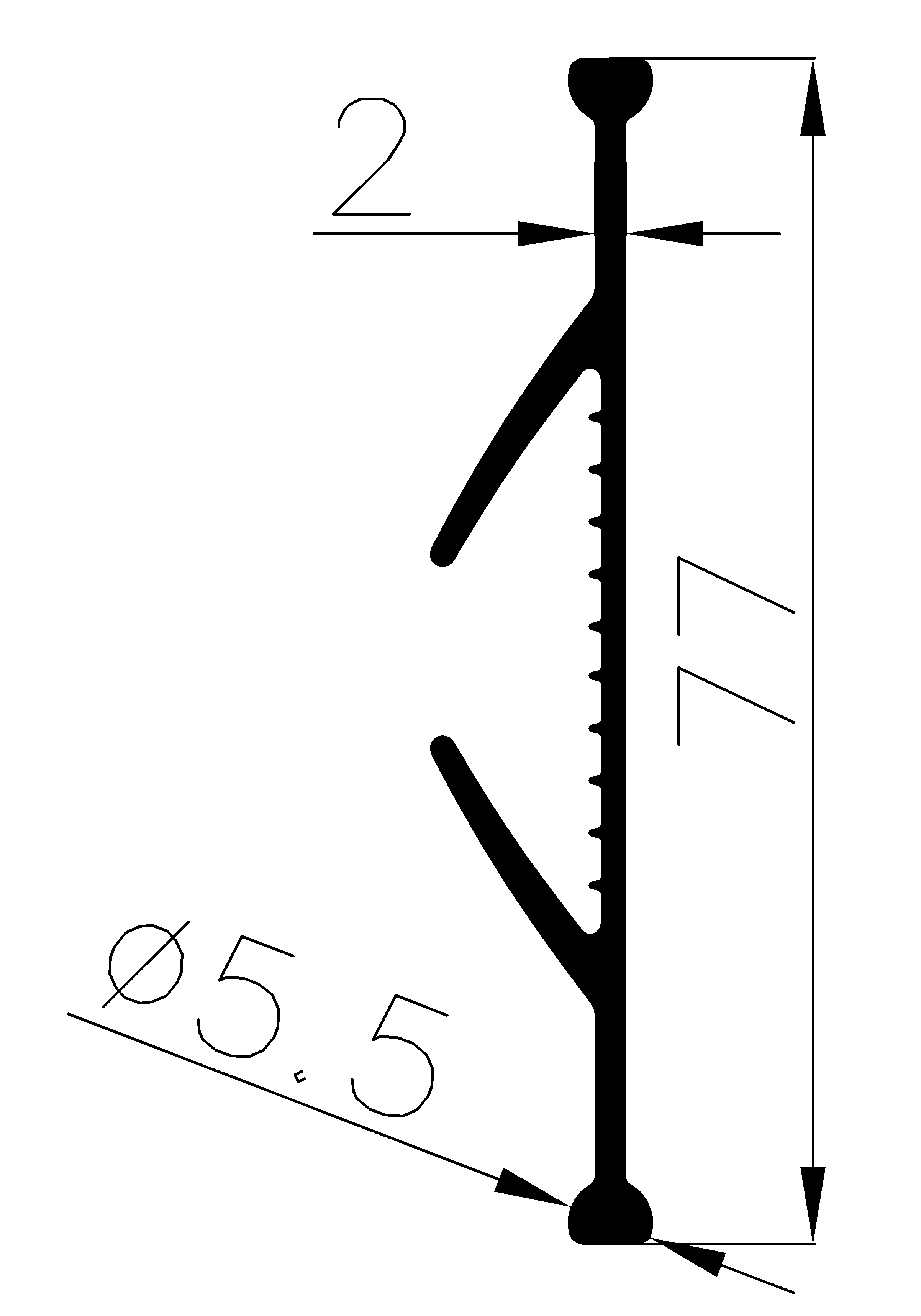 9930365KG - EPDM gumiprofilok - Gördülő ajtó - ujjvédő profilok 9930365KG - EPDM gumiprofilok - Gördülő ajtó - ujjvédő profilok