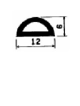 HR 2615 - EPDM gumiprofilok - Félkör alakú, D-profilok HR 2615 - EPDM gumiprofilok - Félkör alakú, D-profilok