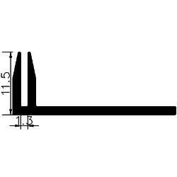 SO - G553 30×11,5 mm - Egyéb szigetelő, tömítő profilok