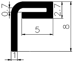 SDL - G609 - Co-Ex-Profile ohne Metalleinsätze - Kantenschutzprofile