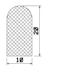 MZS 25088 - EPDM gumiprofilok - Félkör alakú, D-profilok MZS 25088 - EPDM gumiprofilok - Félkör alakú, D-profilok