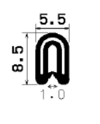 SD-0044 - Co-Ex-Profile mit Metalleinsätze - Kantenschutzprofile SD-0044 - Co-Ex-Profile mit Metalleinsätze - Kantenschutzprofile