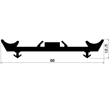 F 0336 - EPDM gumiprofilok - Fektető és szigetelő gumiprofilok F 0336 - EPDM gumiprofilok - Fektető és szigetelő gumiprofilok