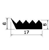 F 0457 - EPDM gumiprofilok - Fektető és szigetelő gumiprofilok F 0457 - EPDM gumiprofilok - Fektető és szigetelő gumiprofilok