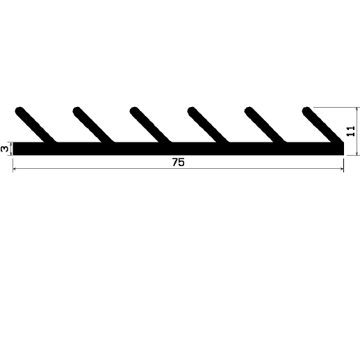 F 0703 - EPDM-Profile - Schutzmaskenprofile