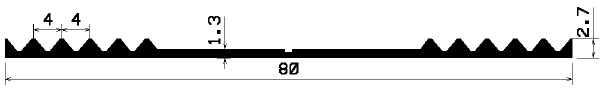 F 1771 - EPDM-Profile - Schutzmaskenprofile