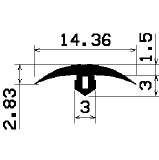 FA 1526 - gumiprofilok - Takaró és 'T' alakú profilok