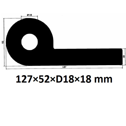 FN - 2578 - EPDM gumiprofilok - Lobogó vagy 'P' alakú profilok