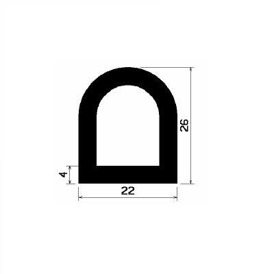 HR 2684 - EPDM gumiprofilok - Félkör alakú, D-profilok HR 2684 - EPDM gumiprofilok - Félkör alakú, D-profilok