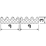 MZS 25176/2 - Kronenprofile