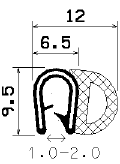 SD-0059 - Co-Ex-Profile mit Metalleinsätze - Kantenschutzprofile SD-0059 - Co-Ex-Profile mit Metalleinsätze - Kantenschutzprofile