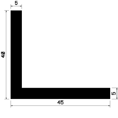 Wi 0660 1B=25 m - Gummiprofile - unter 100 m lieferbar - Winkelprofile / L-Profile