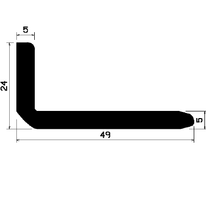 Wi 1791 - rubber profiles - Angle shape profiles