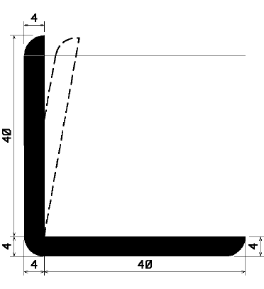 Wi 1996 - Gummi-„L”-Profil - Winkelprofile / L-Profile