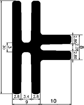 H - G314 30×19 mm